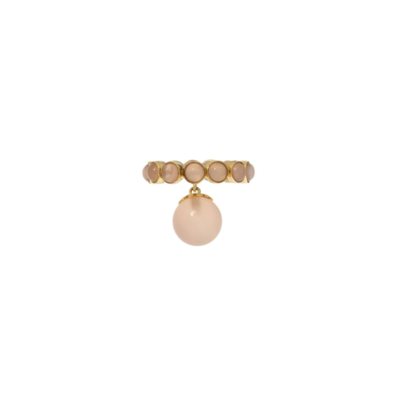 Rose Hanging Ring | Yellow Gold Ring | juliettedujacob