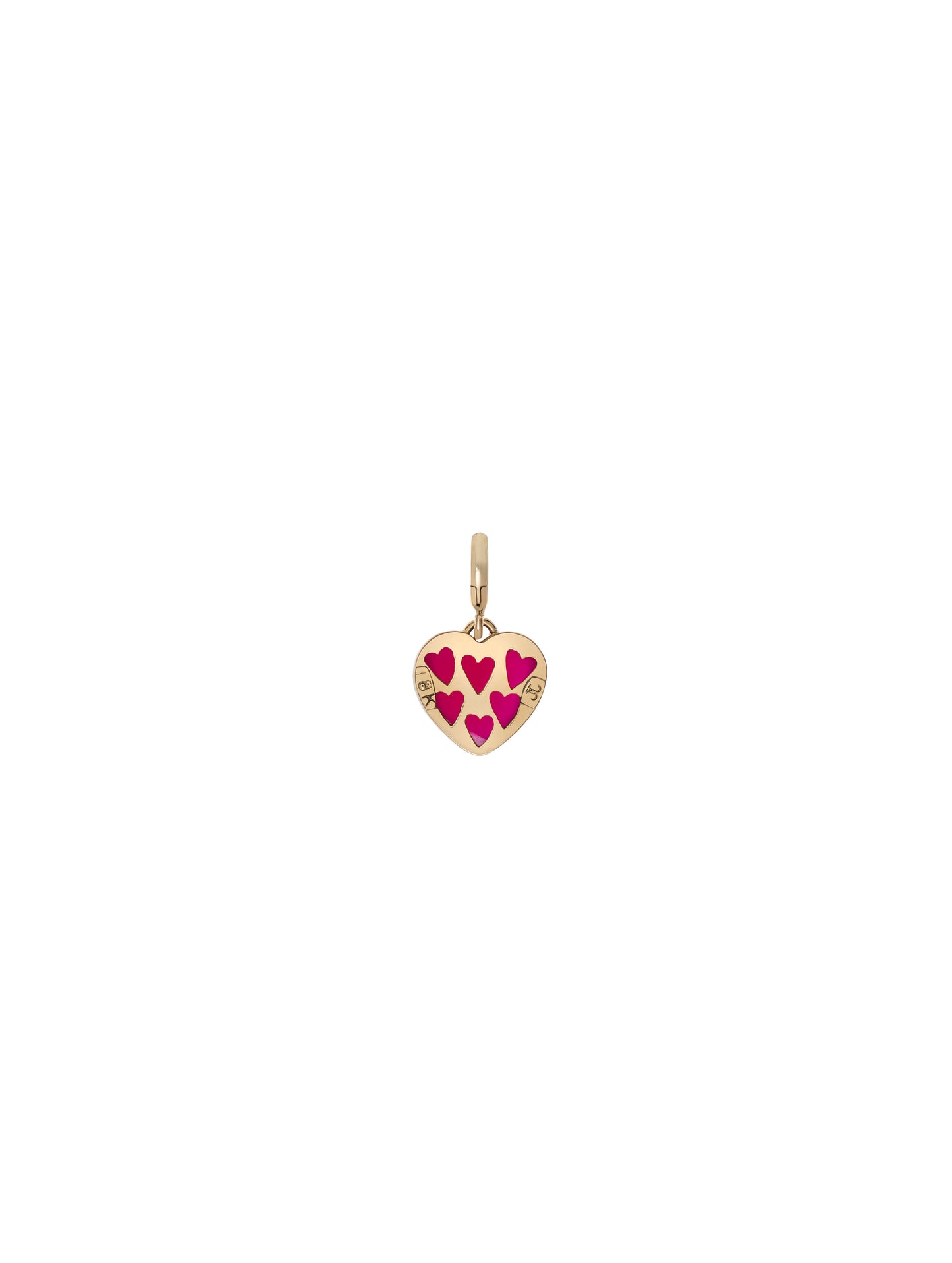 Pink Heart Charm | Heart Charm Pendant | juliettedujacob