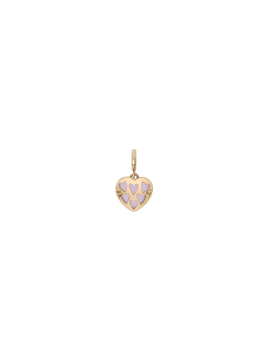 Chalcedony Heart Pendant | Rose Heart Charm | juliettedujacob