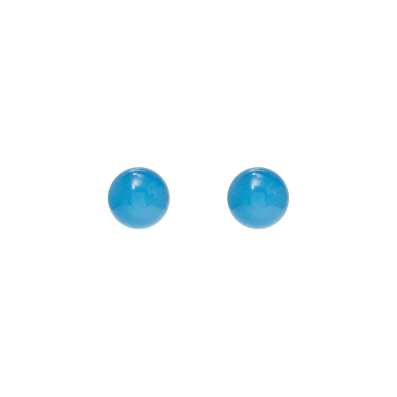 Blue Stud Earrings | Spheres Stud Earrings | juliettedujacob