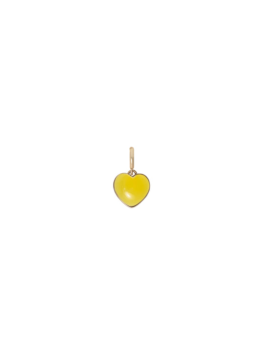 Carat Clasp Charm | Yellow Heart Charm & Pendant | juliettedujacob