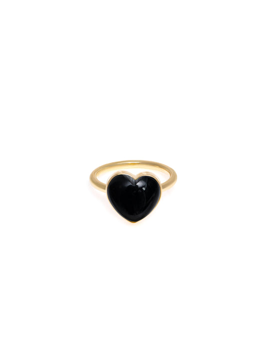 Black Heart Ring