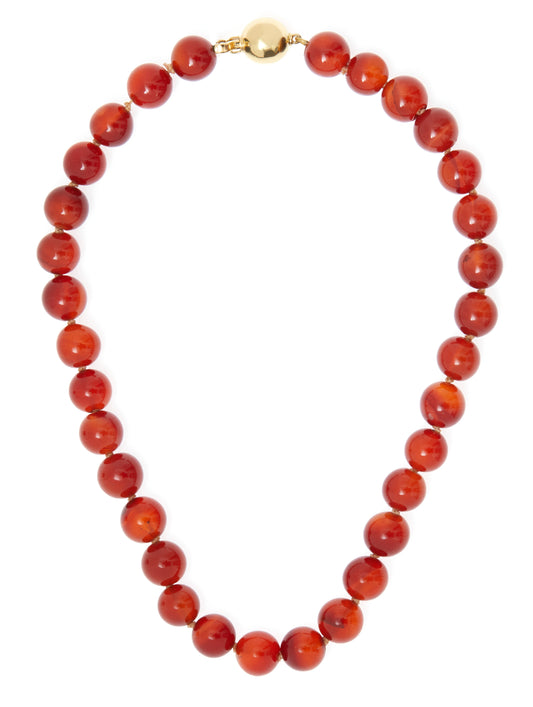 Carnelian Clasp Necklace | Onyx Clasp Necklace | juliettedujacob