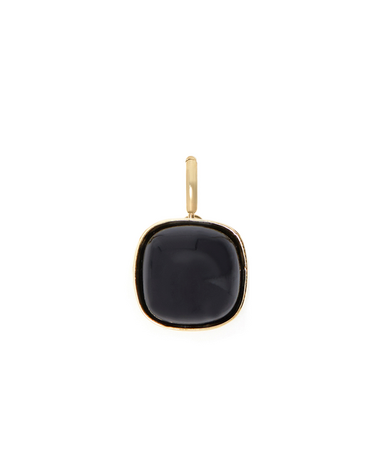 Jelly Black Pendant | Chalcedony Charm & Pendant | juliettedujacob