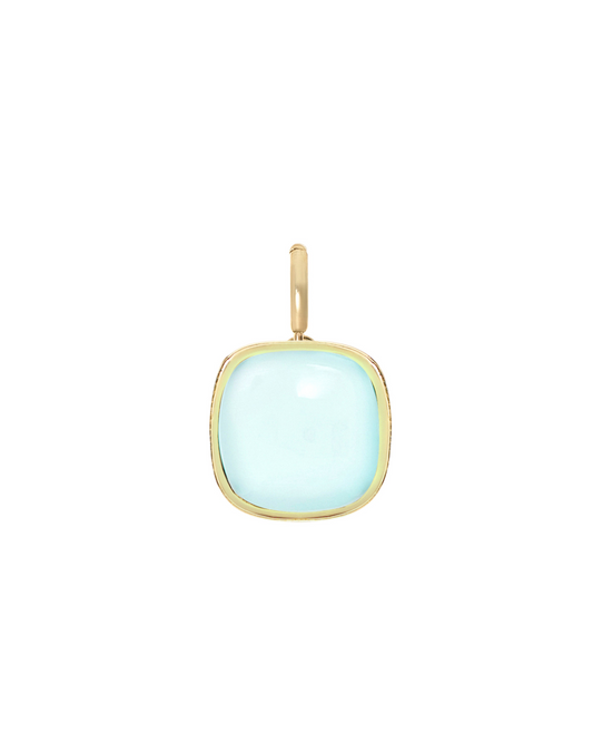 Jelly Aqua Pendant | Chalcedony Charm & Pendant | juliettedujacob