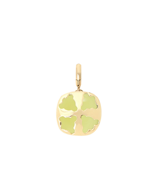 Jelly Lemon Pendant | Chalcedony Yellow Charm | juliettedujacob