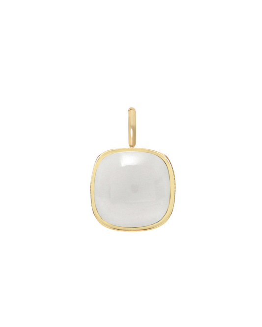 Jelly Grey Charm | Chalcedony Charm & Pendant | juliettedujacob