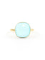 Jelly Aqua Chalcedony Ring