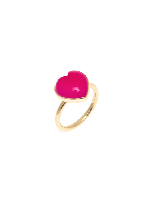 Pink Chalcedony Ring | Gold Chalcedony Ring | juliettedujacob