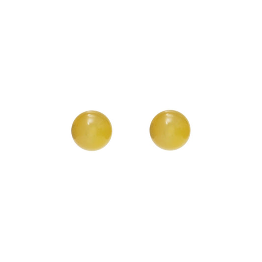 Yellow Stud Earrings
